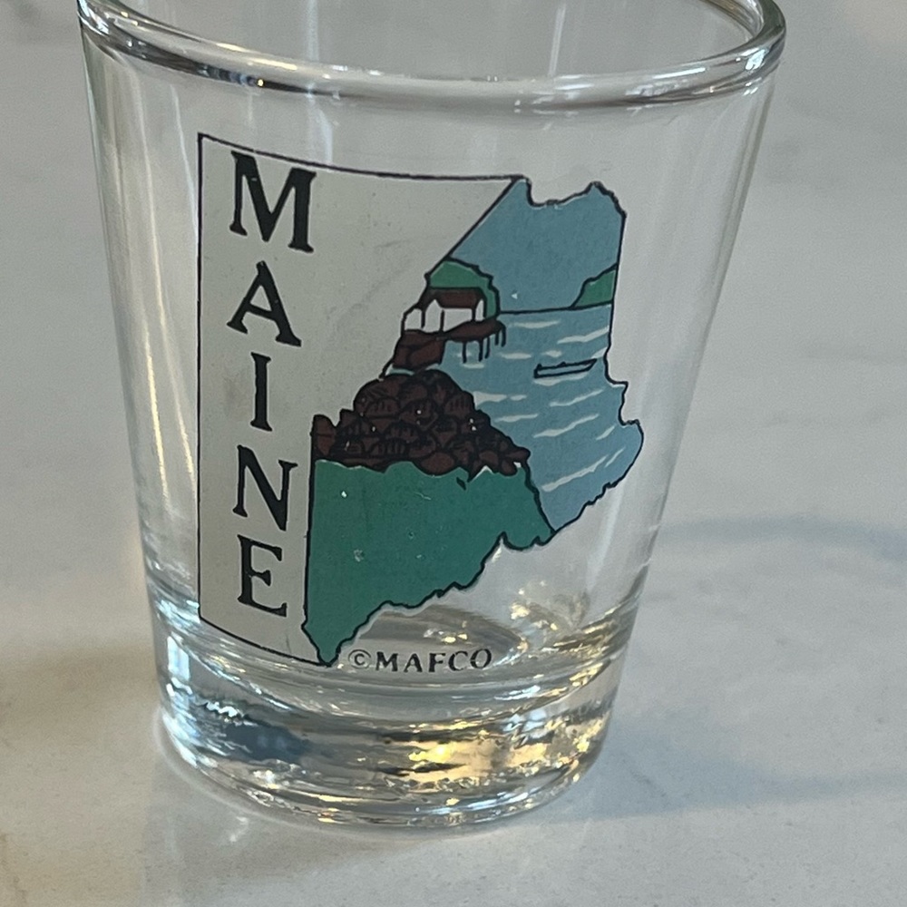 Vintage Maine Shot  glass